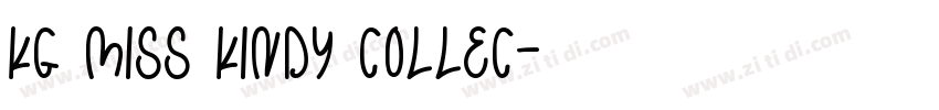 KG Miss Kindy Collec字体转换